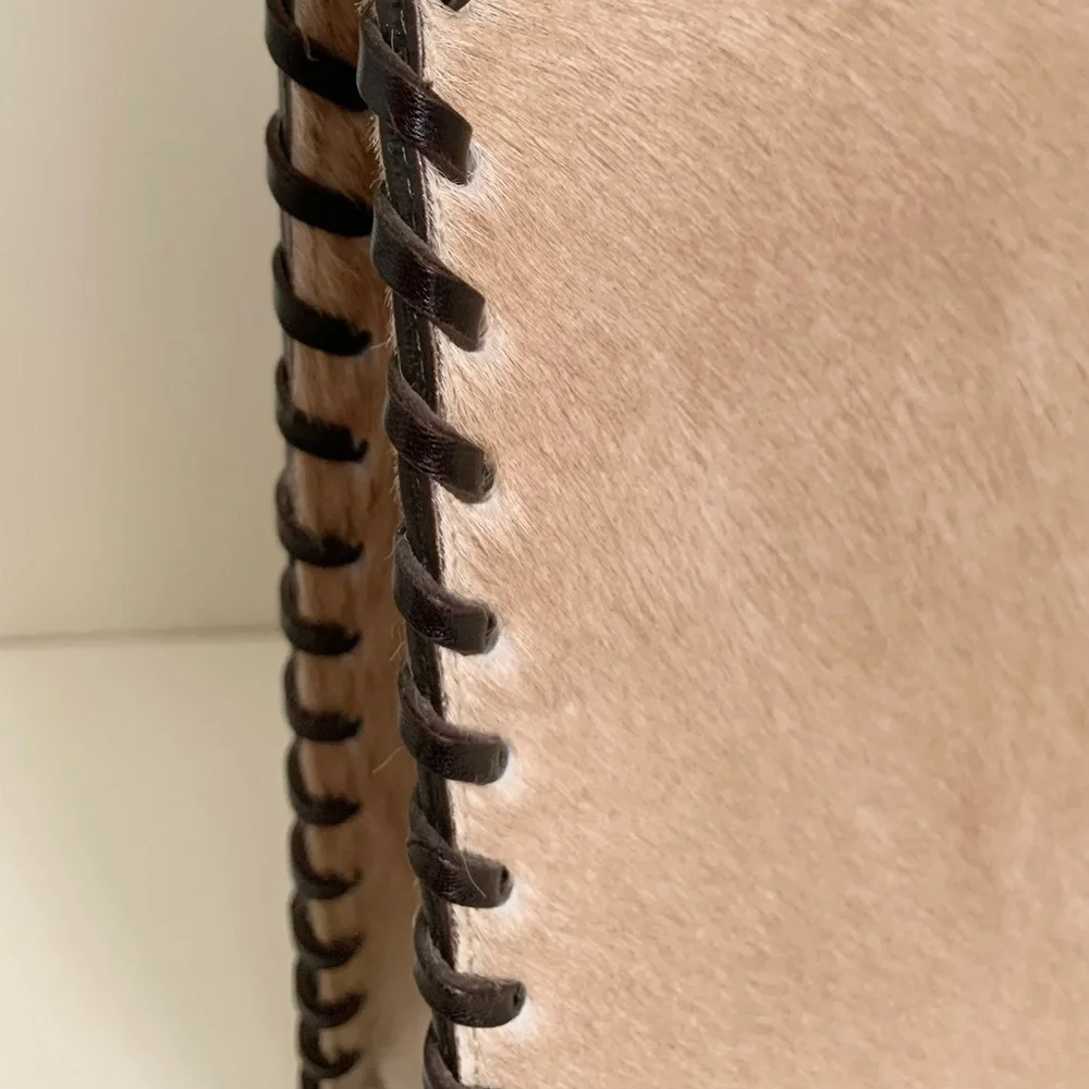 Vintage Horse hide time postmodern purse